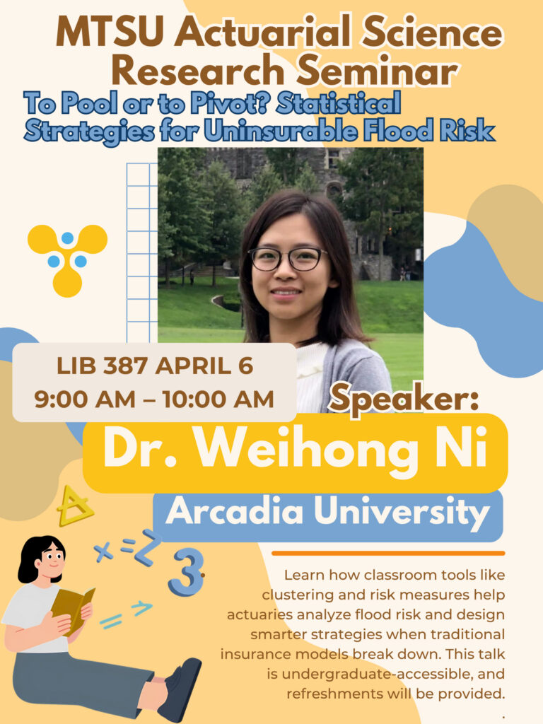 Actuarial Science Research Seminar - April 06